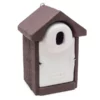 Woodstone Seville Nest Box Oval Hole Brown 1 Woodstone Seville Nest Box Oval Hole Brown -ARK WILDLIFE Sales 90701 Oval Hole Seville Brown.jpg