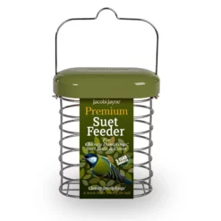 Premium Suet Feast & Fat Ball Feeder Green